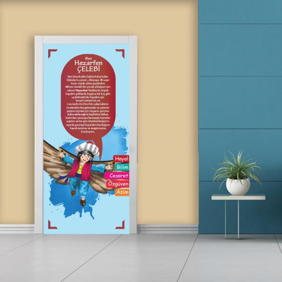 Türk Büyükleri Kapı Giydirme - Hezarfen Ahmet Çelebi