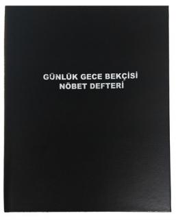 Nöbet Defteri (Gece Bekçisi - 200 Sayfalık)