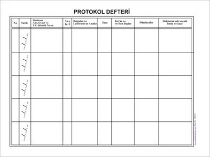 Protokol Kayıt Defteri (400 Sayfalık)
