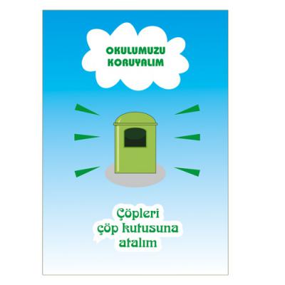 Yerlere Çöp Atmayalım Afişi, Başarı Afişi, Adalet Afişi, İyilik Afişi, Yardımseverlik Afişi, Başarılı Olmak İçin Afişi, Motive Olmak İçin Afişi