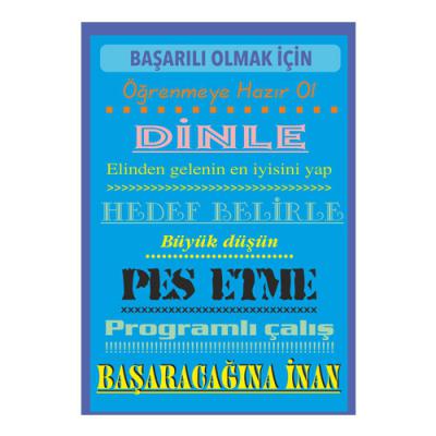 Yerlere Çöp Atmayalım Afişi, Başarı Afişi, Adalet Afişi, İyilik Afişi, Yardımseverlik Afişi, Başarılı Olmak İçin Afişi, Motive Olmak İçin Afişi