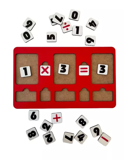 Ahşap Matematik İşlemleri Eğitim Materyali