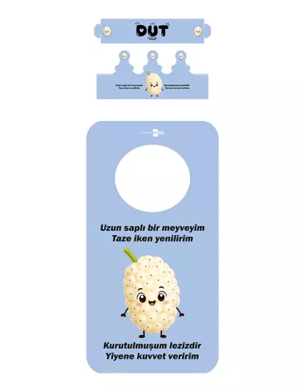 Yerli Malı Haftası Branda Kostüm ve Karton Taç (Dut)