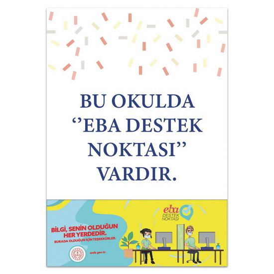 Eba Destek Noktası Afişi