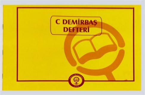 C Demirbaş Eşya Defteri (80 Sayfalık)