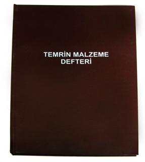 Temrinlik Malzeme Defteri