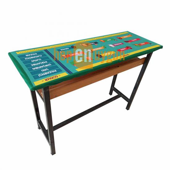Gizil Öğrenme Baskılı Sıra Örtüsü - (Aylar ve Günler)