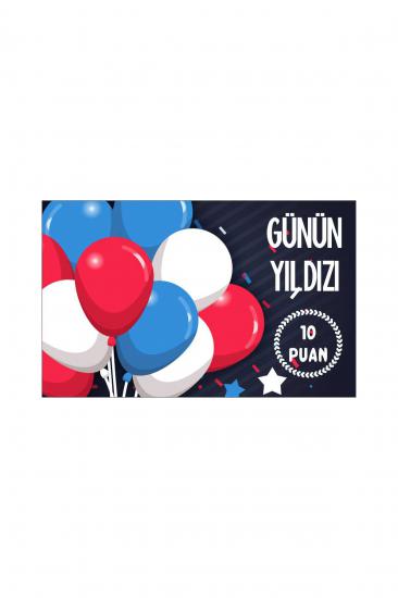 Günün Yıldızı Öğrenci Başarı Kartı 25 Adet