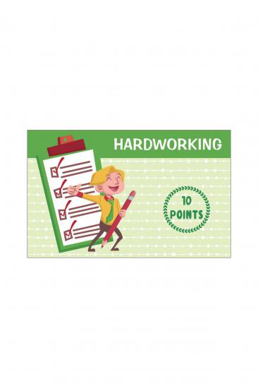 Hardworkıng Öğrenci Başarı Kartı 25 Adet