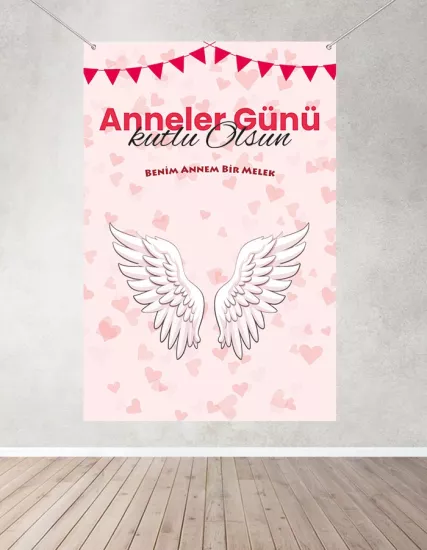 Anneler Günü Hatıra Fotoğraf Panosu Branda 160x200