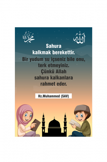 Sahurun Önemi Afişi