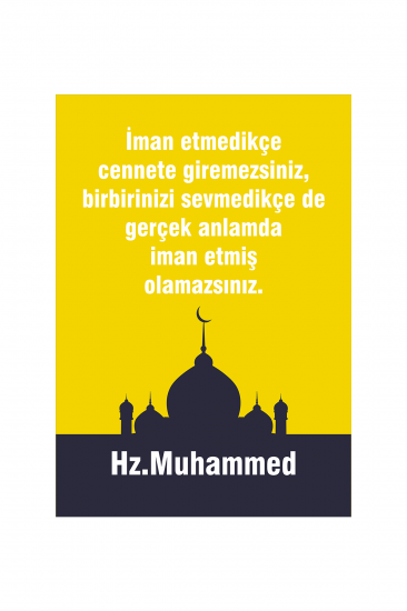 İman ve Sevgi Afişi