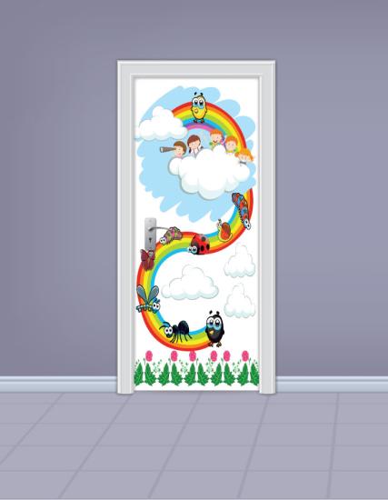 İlkokul Sınıfı Kapı Giydirme