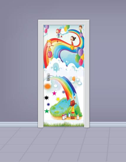 İlkokul Sınıfı Kapı Giydirme