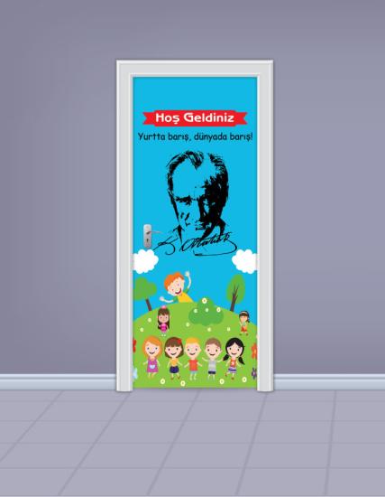 İlkokul Sınıfı Kapı Giydirme