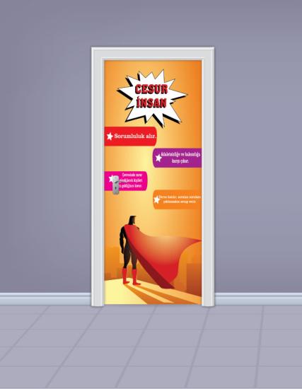 Cesur İnsan Kapı Giydirme