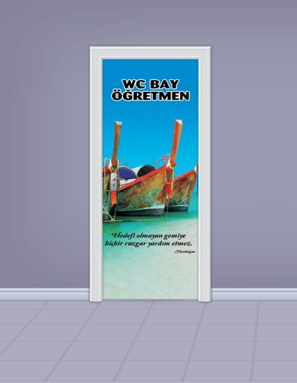 Erkek Öğretmen WC Kapı Giydirme