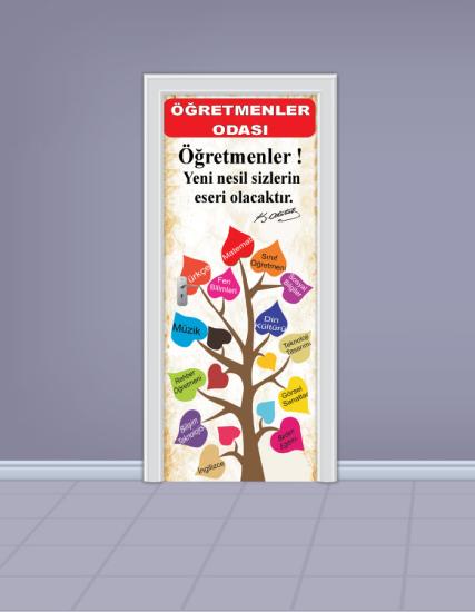 Öğretmenler Odası Kapı Giydirme