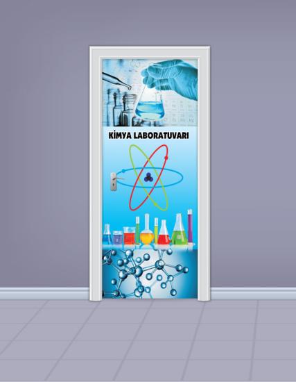Kimya Sınıfı Kapı Giydirme
