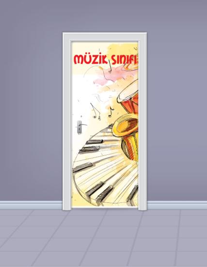 Müzik Sınıfı Kapı Giydirme