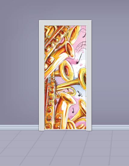 Müzik Sınıfı Kapı Giydirme