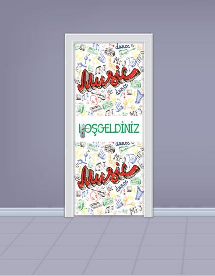 Müzik Sınıfı Kapı Giydirme