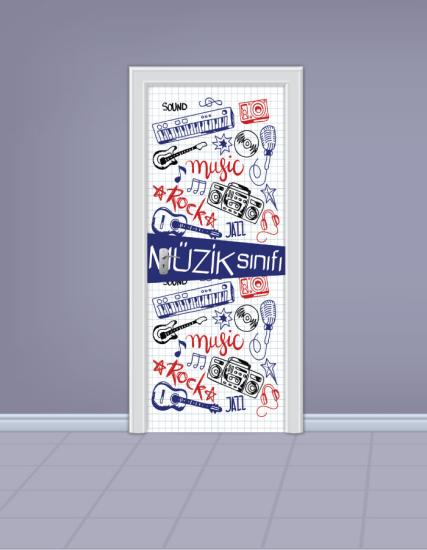 Müzik Sınıfı Kapı Giydirme