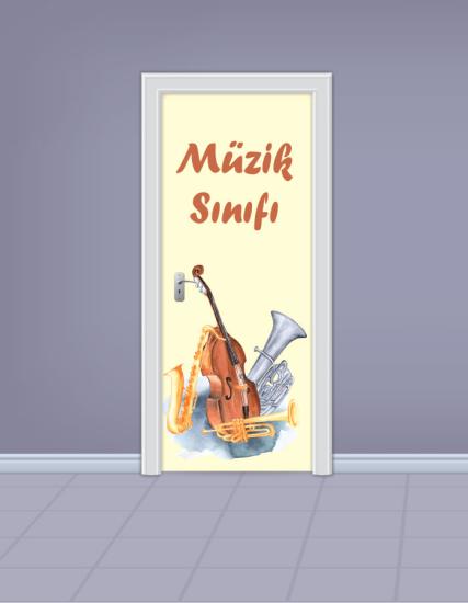 Müzik Sınıfı Kapı Giydirme