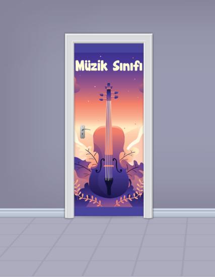 Müzik Sınıfı Kapı Giydirme