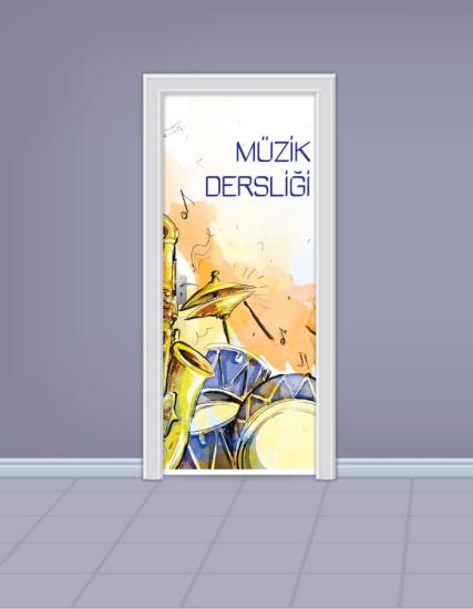 Müzik Sınıfı Kapı Giydirme