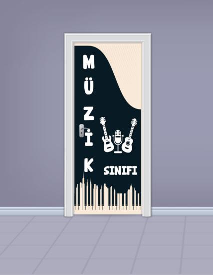 Müzik Sınıfı Kapı Giydirme
