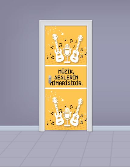 Müzik Sınıfı Kapı Giydirme