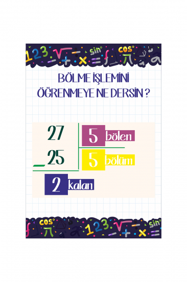 Bölme İşlemi Afişi