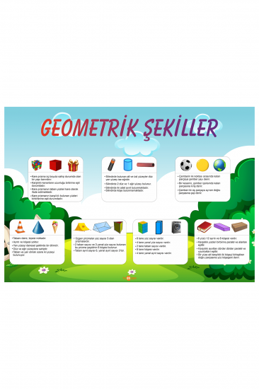 Geometrik Şekiller Afişi