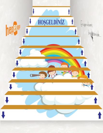 Hoşgeldiniz Merdiven Giydirme (Laminasyonlu)