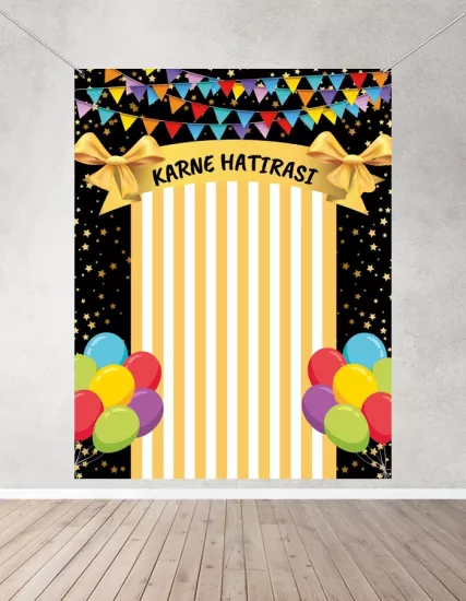 Karne Hatırası Fotoğraf Panosu Branda 100x150