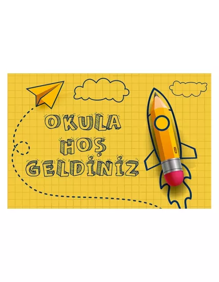 Okula Hoşgeldiniz Afişi