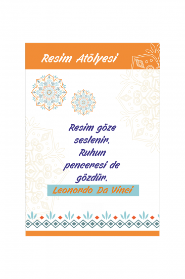 Resim Atölyesi Afişi 