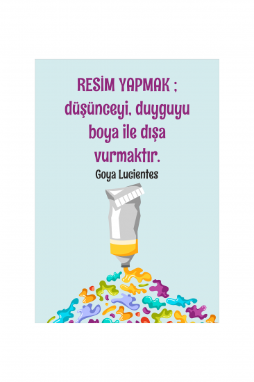 Resim Atölyesi Afişi 