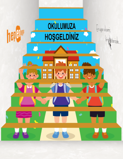 Hoşgeldiniz Merdiven Giydirme (Laminasyonlu)