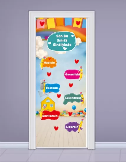 Sen Bu Sınıfa Girdiğinde Kapı Giydirme