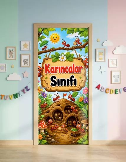 Anasınıfı Kapı Giydirme (Karıncalar)