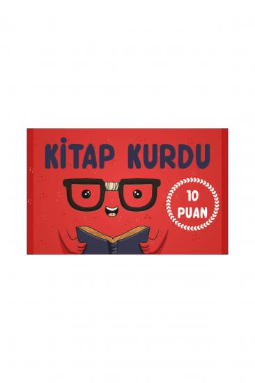 Kitap Kurdu Öğrenci Başarı Kartı 25 Adet