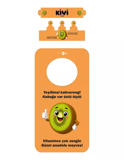 Yerli Malı Haftası Branda Kostüm ve Karton Taç (Kivi)