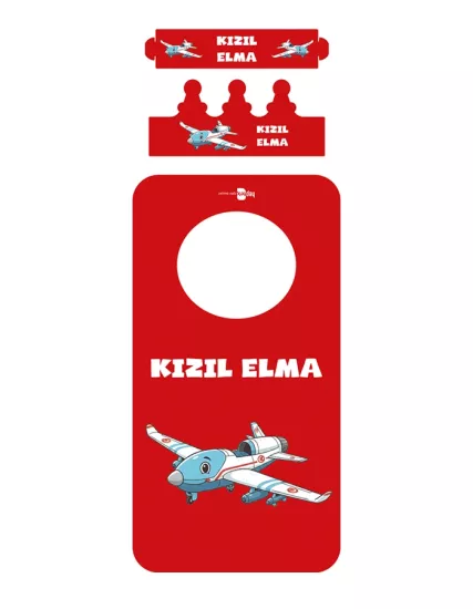 Yerli Malı Haftası Branda Kostüm ve Karton Taç (Kızılelma)