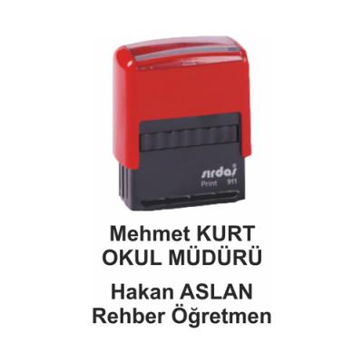 İsim ve Ünvan Kaşesi