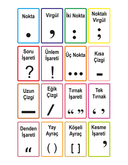 Magnet Noktalama İşaretleri 16 Adet