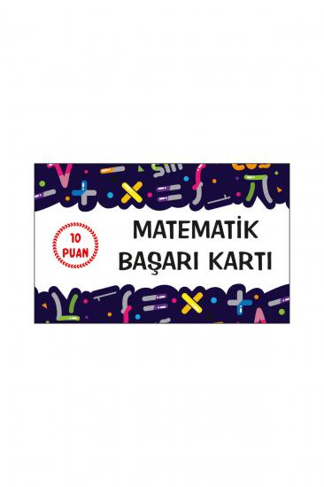 Matematik Öğrenci Başarı Kartı 25 Adet