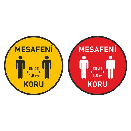 Mesafeni Koru Sticker