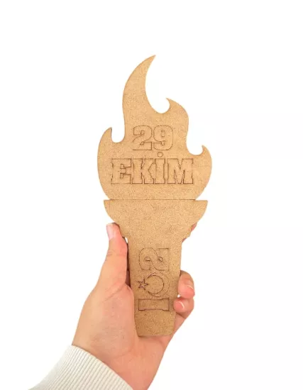 29 Ekim Cumhuriyet Bayramı Meşale Boyama 5 Adet